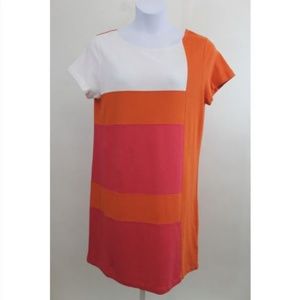 😍Joan Vass Block Shift Dress